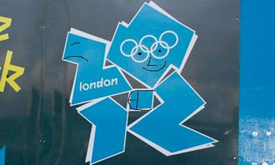 Anonymous subversion of the London 2012 symbol